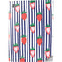 Bouffants and Broken Hearts Strawberries and Stripes PS5 Digital Edition Console Skin